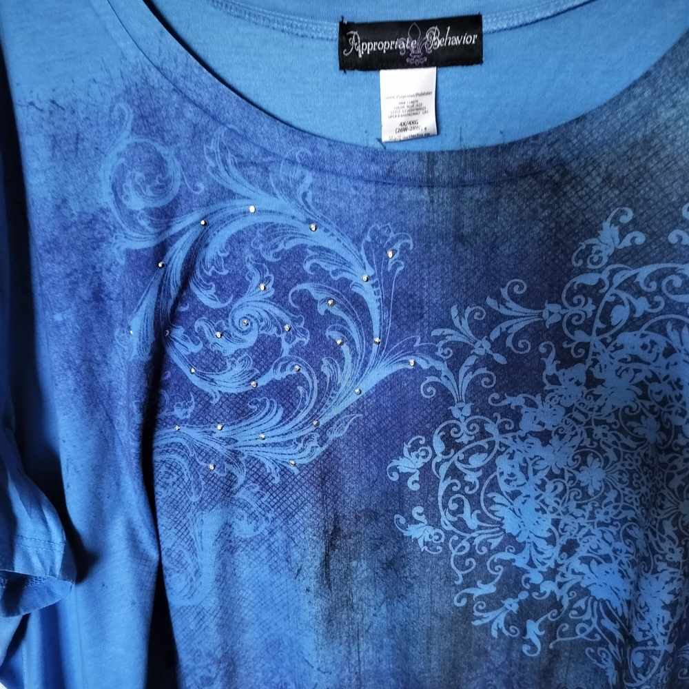 Sag Harbor Blue Graphic Short Sleeve T-Shirt - Picture 2 of 4